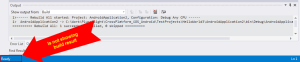 XamarinStatusNoBuildResult